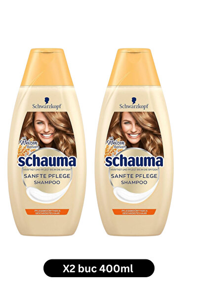 Schauma SAMPON 400ML SANFTE PFLEGE x2buc (800ml total)