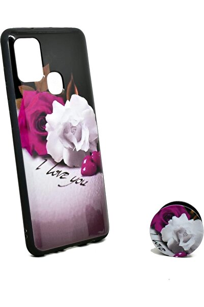 Generic Back case with kickstand for Samsung Galaxy A21s (Style 04) - Thermoplastic Polyurethane