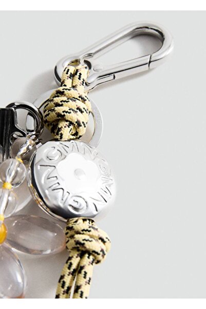 MANGO Woman Çoklu charm papatya anahtarlık