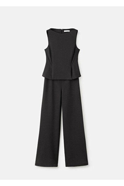 MANGO Woman Uzun takım elbise tarzı tulum