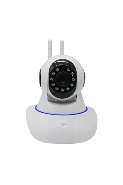 stuffix 3D HD Wireless Surveillance Camera — 720P, Night Vision, Two-Way Audio (White)
