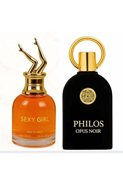SEXY GIRL & PHILOS OPUS NOIR SET OF 2 WOMEN'S + UNISEX PERFUMES