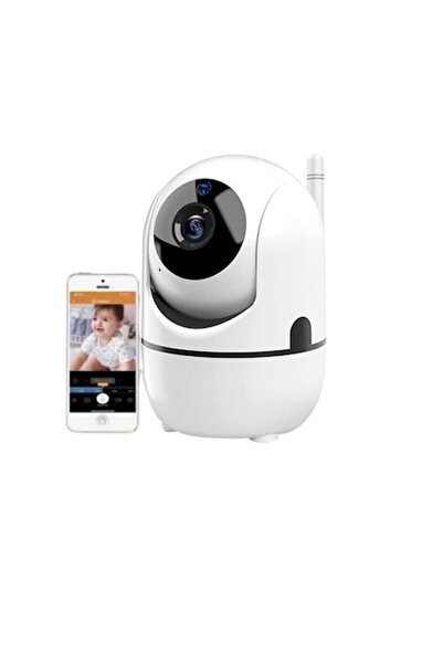 stuffix Baby Monitor Q4 WiFi FHD 1080P Audio-Video White, Motion Sensor, Night Vision