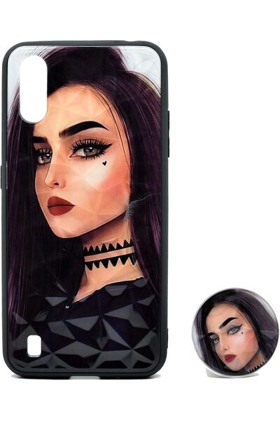 Generic Crystal Photo Pattern Phone Case for Samsung Galaxy A01 (TPU) -