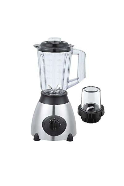 stuffix Blender din oțel inoxidabil, 2 în 1, 5 viteze, 2200 W, râșniță inclusă