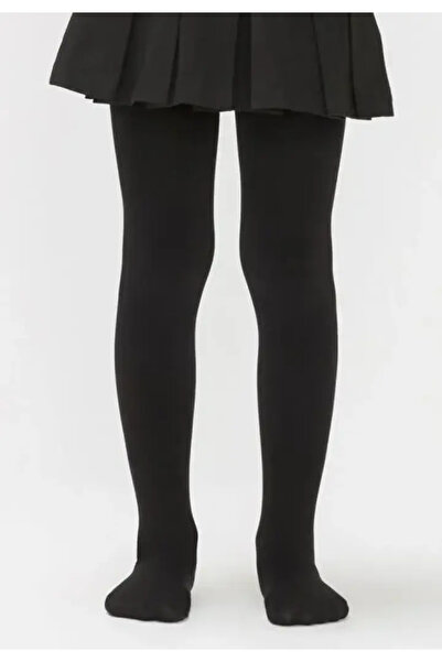 Penti Girls' Extra Cotton Tights 90DEN, Black