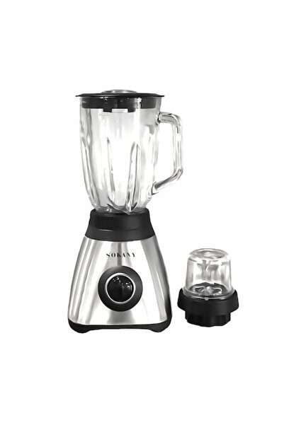 stuffix Blender 2 în 1 SK-146S, 450 W, 1,5 L, 3 viteze, Negru/Inox