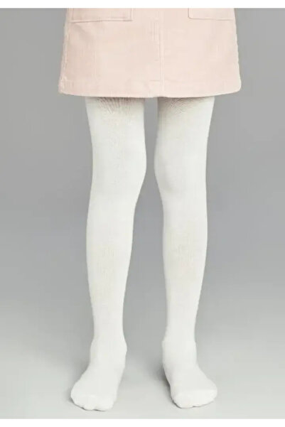 Penti Girls' Extra Cotton Tights 90DEN, White