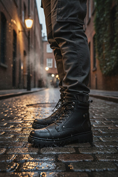 U.S. Polo Assn. Ανδρικές μπότες με φερμουάρ Rd Polar Lined Casual Μαύρες