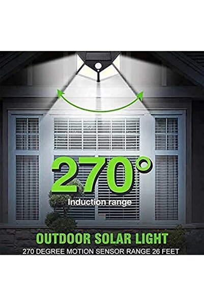TrendyLux Outdoor solar lamp 100 LED, 270° angle + IP65 motion sensor
