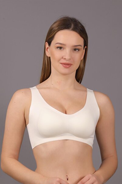 C&City Nahtloses, lasergeschnittenes, herausnehmbares gepolstertes Bralette
