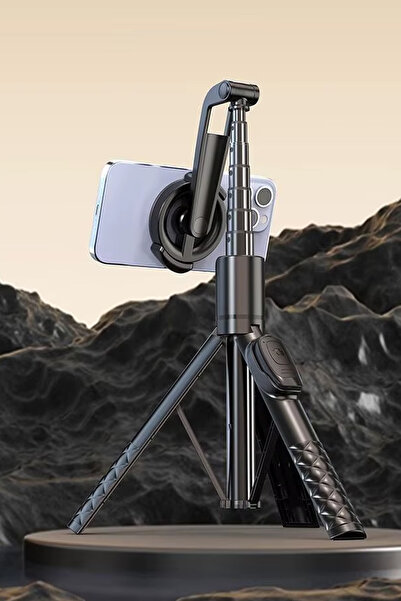 The Wlue Bluetooth Kumandalı Magsafe Uyumlu Tripod Selfie Çubuğu / 130cm / Go...