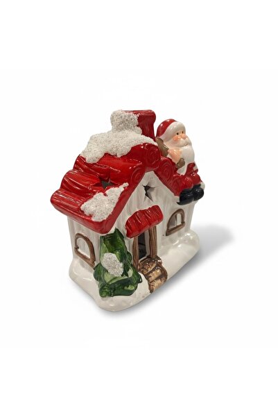 Yeliz زينة منزلية خاصة لعيد الميلاد، تمثال سيراميك براق للمنزل