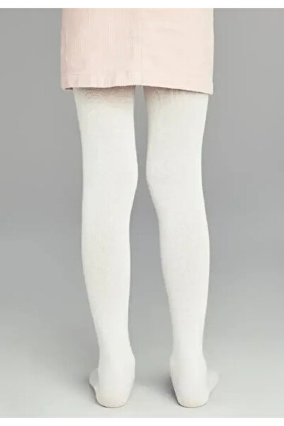 Penti Girls' Extra Cotton Tights 90DEN, White