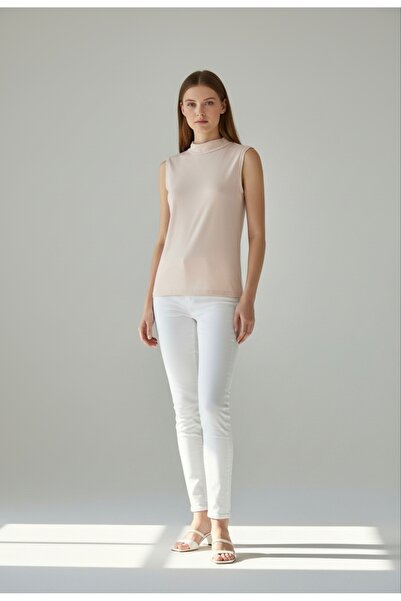 ENDAMIM 2 Pack Short Fishing Collar Combed Cotton Thin Soft Textured Lining / Underwear