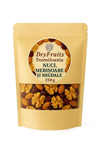 DRY Mix of walnuts, cranberries and almonds 250 g