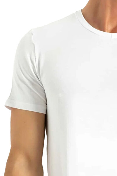 HRN Textile Bamboo Men's Short Sleeve V-Neck Undershirt (Q-En 603)