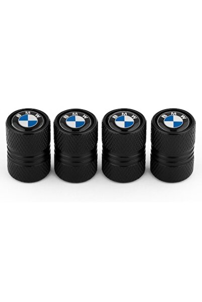 BMW Set of 4 valve caps, aluminum, multicolor