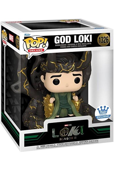 Funko Pop! Deluxe: Marvel - God Loki - (Exclusive) #1326 Pop Figür ultra nadir