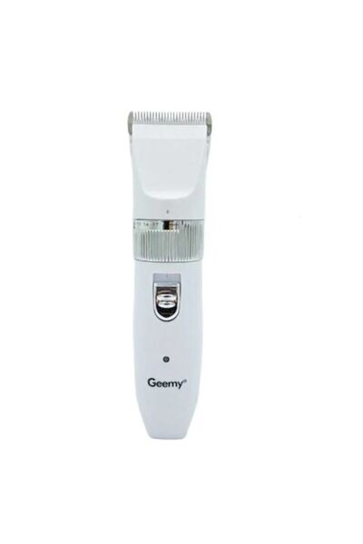 Geemy GM 634 Animal Clipper, Titanium Head, Ceramic Blades, 4 Guide Combs, Ba...