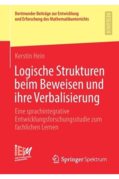 Springer Spektrum Logische Strukturen Beim Beweisen Und Ihre Verbalisierung: ...