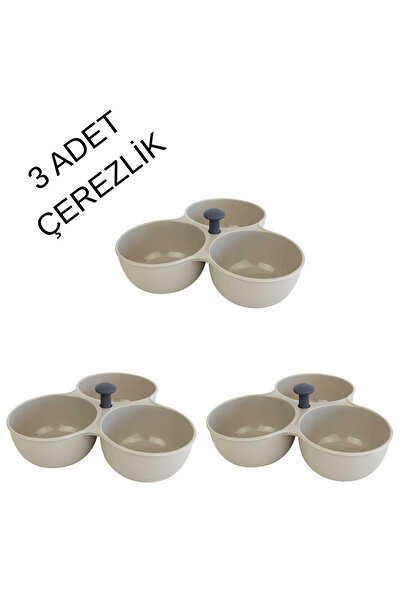 HOMEFECT 3 ADET ÜÇ GÖZLÜ ÇEREZLİK