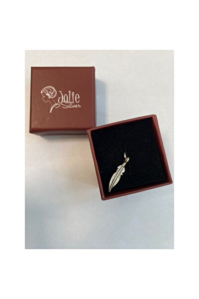 Jolie Silver Pandantiv, Argint 925, Model Pană, 0.6 g, 25x6 mm