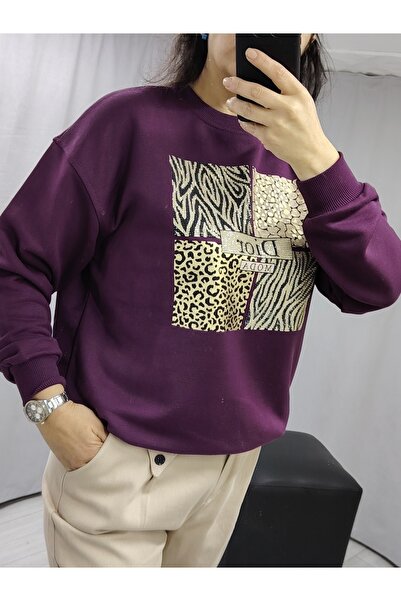 tellevolle سترة تي شيرت بخيطين من تاكت مطبوع