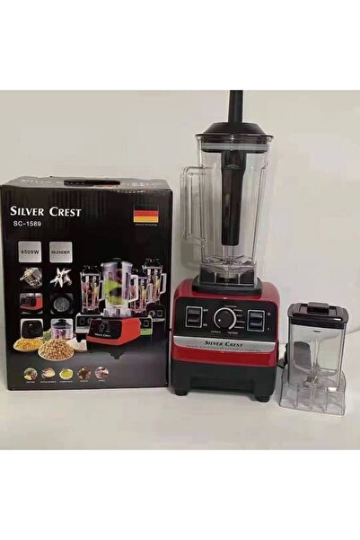 stuffix Blender profesional, Silver Crest, capacitate 2,5 l, 8 lame din oțel inoxidabil, negru