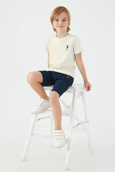 U.S. Polo Assn. ERKEK ÇOCUK BERMUDA TAKIM - PETROL