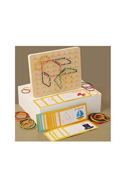 OEM Puzzle Montessori din lemn cu șireturi – Dexteritate, logică și creativitate pentru copii și adulți