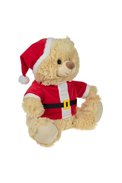 OEM Christmas plush teddy bear Santa Claus 40cm