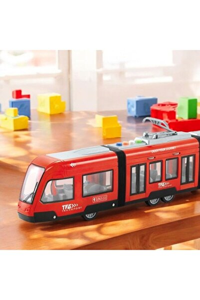 OEM Inertial Educational Toy for Children – High-Speed Train, Bus & Tram with Open Doors, Light Music,