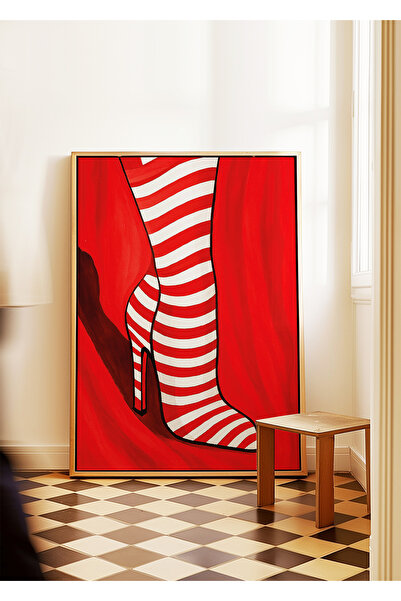 ARTHOUSECOLLECTIVE Red Stripes - Pop Art - Poster fără cadru în dimensiunile ...