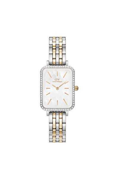 Daniel Wellington Petite Quadro Damen Uhr Gold/silber Dw00100671