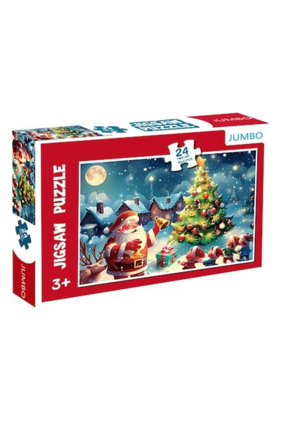 OEM Children's Puzzle with Santa Claus in a Snowy Landscape (24 pieces)