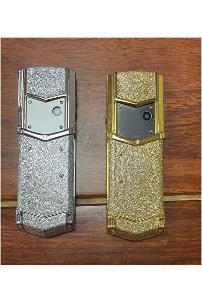 Generic هاتف محمول صغير من Hope GSM لكبار السن - لوحة مفاتيح فاخرة مع غطاء خلفي من الجلد