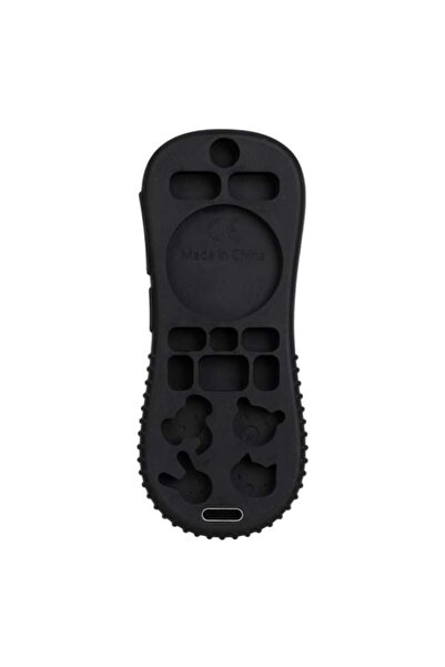 OEM Silicone Teething Toy TV Remote Black 5.5x13cm
