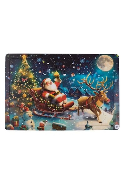 OEM Santa Claus with Sleigh Puzzle (24 pieces)