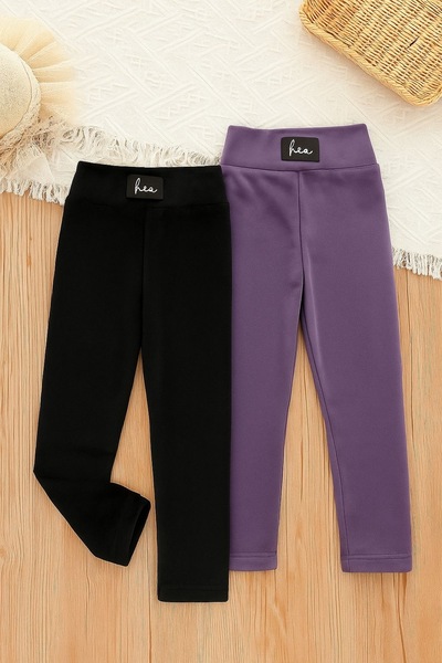 tunays shopping Girls' Velvet Tights Set of 2