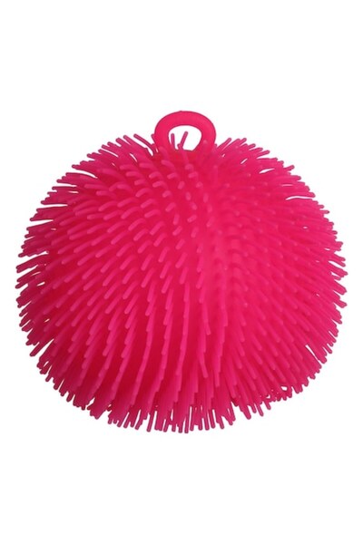 OEM Minge anti-stres pufoasă fuchsia, 18 cm