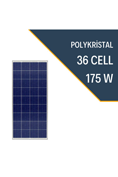 Lexron 175W POLİKRİSTAL GÜNEŞ PANELİ