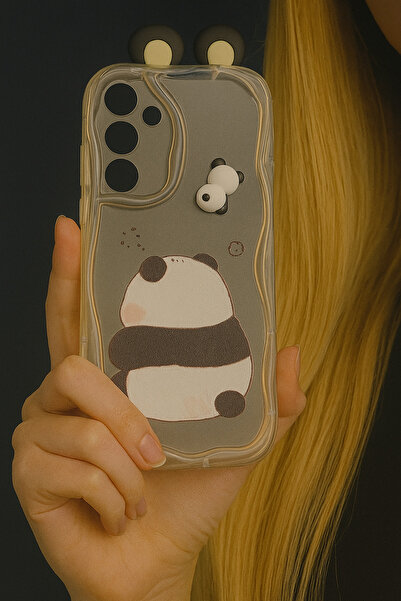 Goldie Case Samsung Galaxy A36/A56 Uyumlu Sevimli Hayvan Figürlü Darbe Emici ...