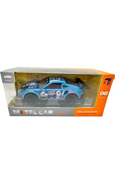 JPT Blue 1:38 Racing Porsche Model with Open Doors