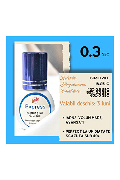 ORZELOWSKA Express Winter Glue Adhesive, drying 0.3 sec, 5 ml