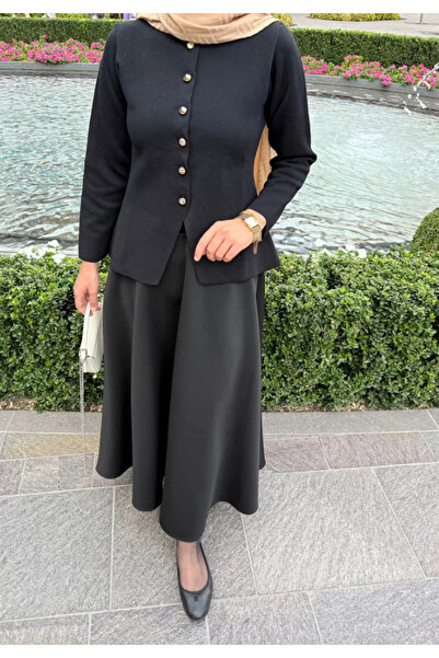 nizzell New Season Steel Knitted Mercerized Fabric Cardigan