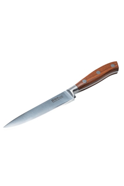 Lätt Home Kitchen knife 12 cm Skärpa, stainless steel blade, ash wood handle, silver