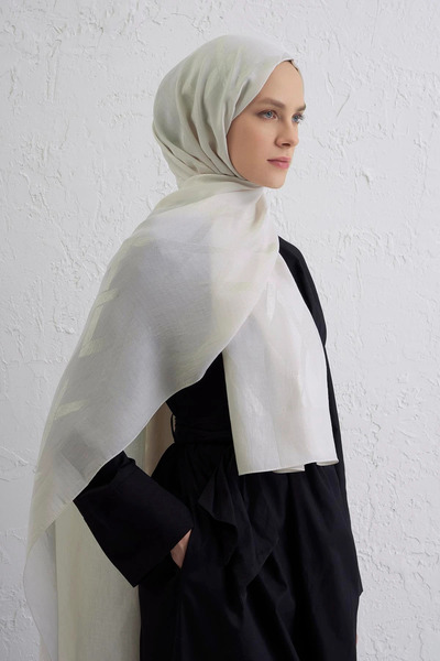 Armine Lyocell Naia Zigzag Pattern Shawl 1 17