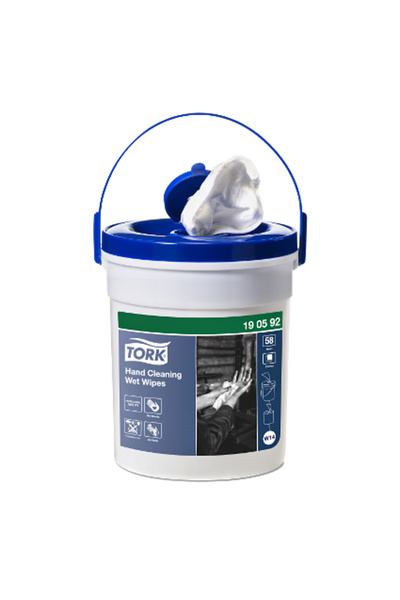 TORK Servetele umede pentru curatarea mainilor 58 bucati/galetusa