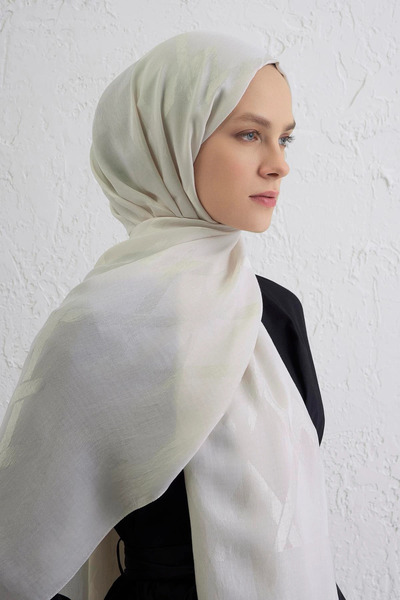 Armine Lyocell Naia Zigzag Pattern Shawl 1 17